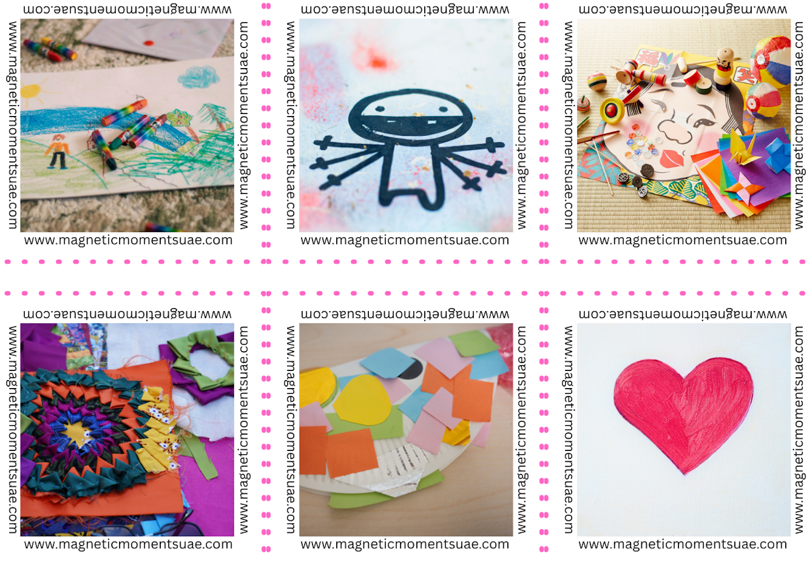 Children's Artwork Magnets                         "Little Masterpieces that Stick"