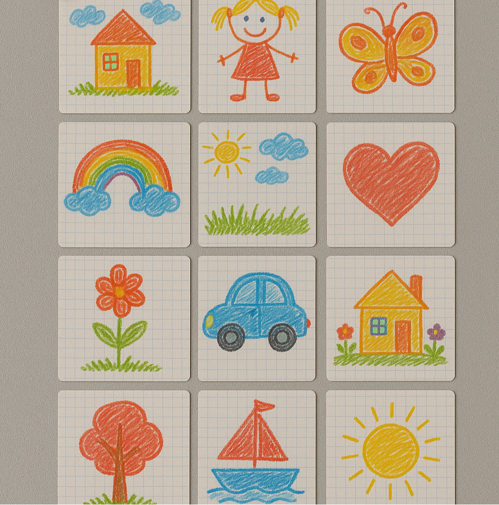 Children's Artwork Magnets                         "Little Masterpieces that Stick"